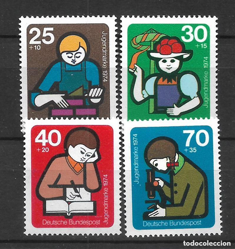 Sellos: alemania 1974 michel 800/803 ** mnh 7&euro; - 3/2