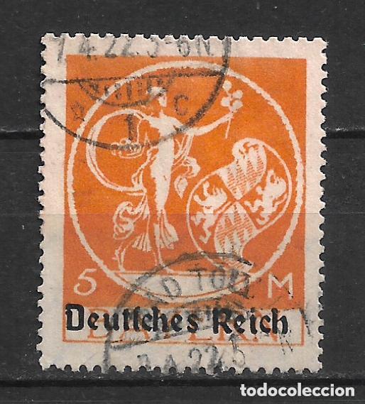 Sellos: alemania reich 1920 michel 136 I usado 12&euro; - 2/3