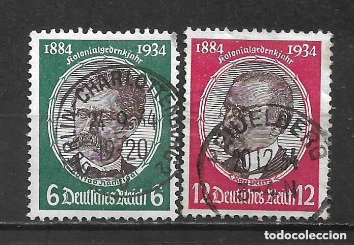 Sellos: alemania reich 1934 michel 541/542 usado 4&euro; - 2/4