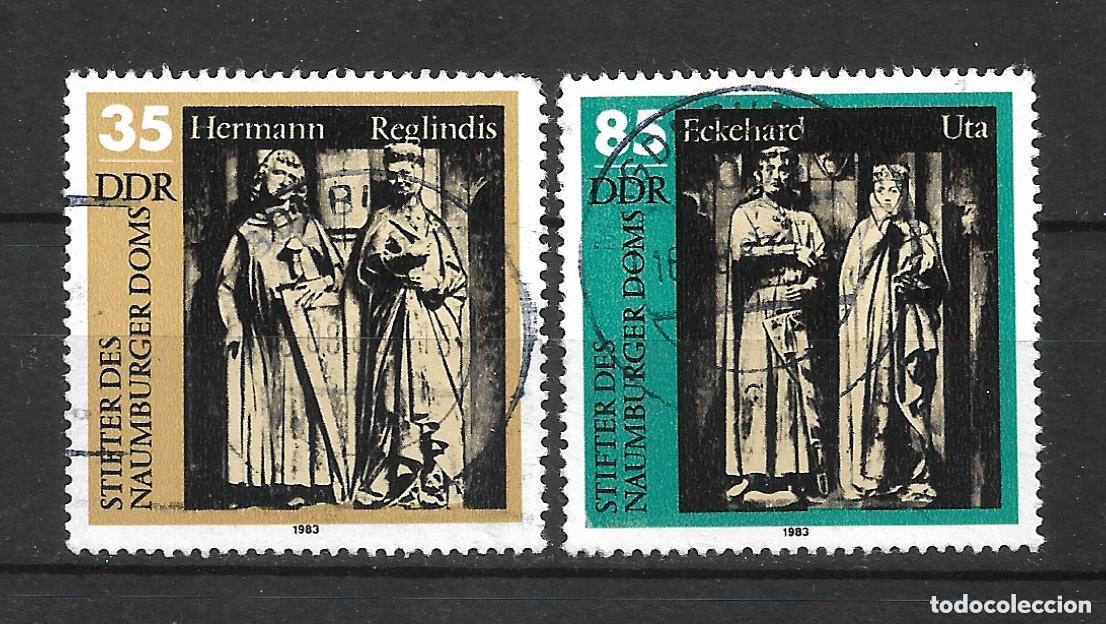 Sellos: alemania ddr 1983 michel 2810/2811 usado 4.70&euro; - 7/2