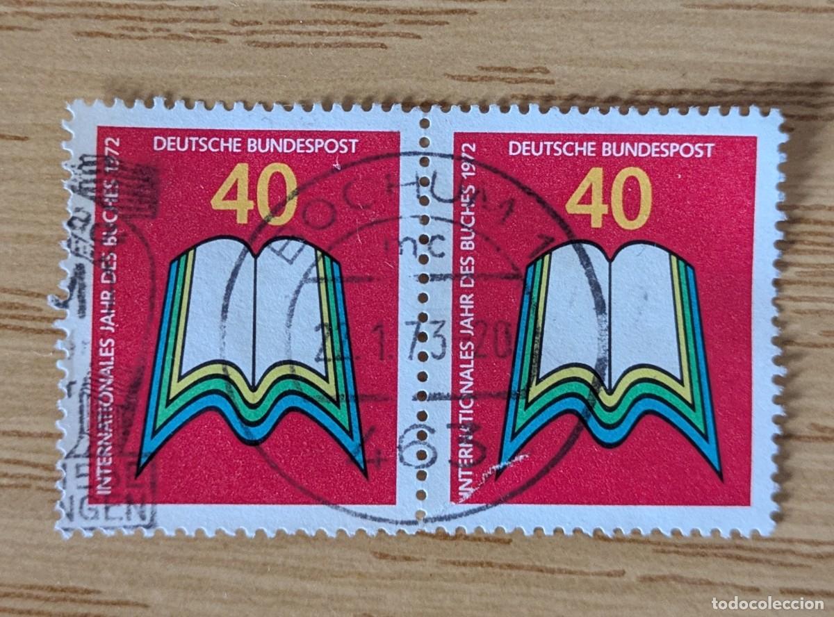 Sellos: Sellos Alemania. Internationales Jahr des Buches 1972. Timbre de Bochum