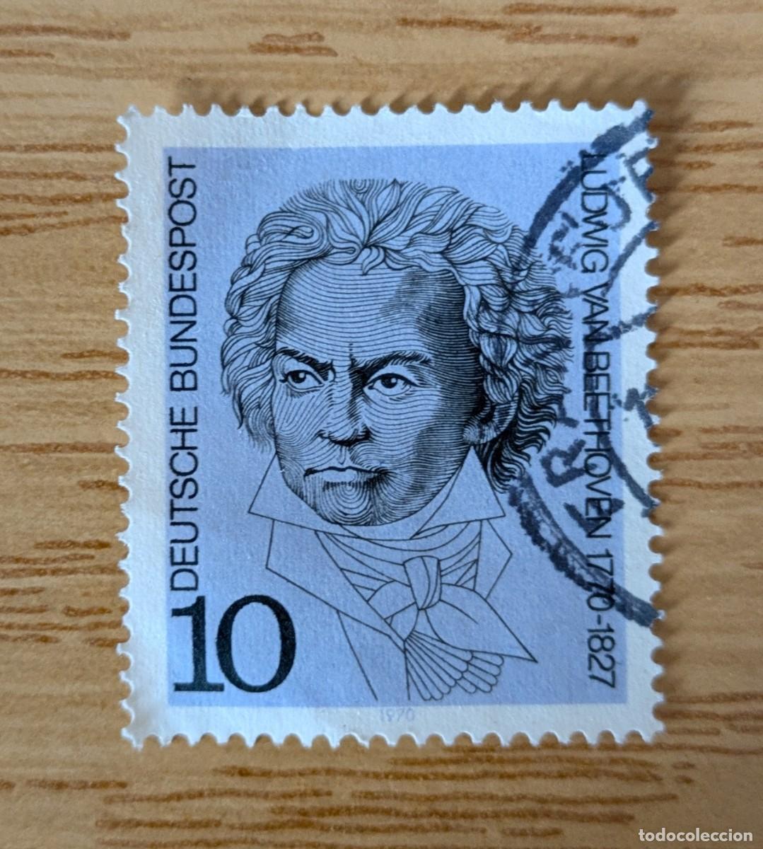 Sellos: Sello Alemania. Ludwig Van Bethoven