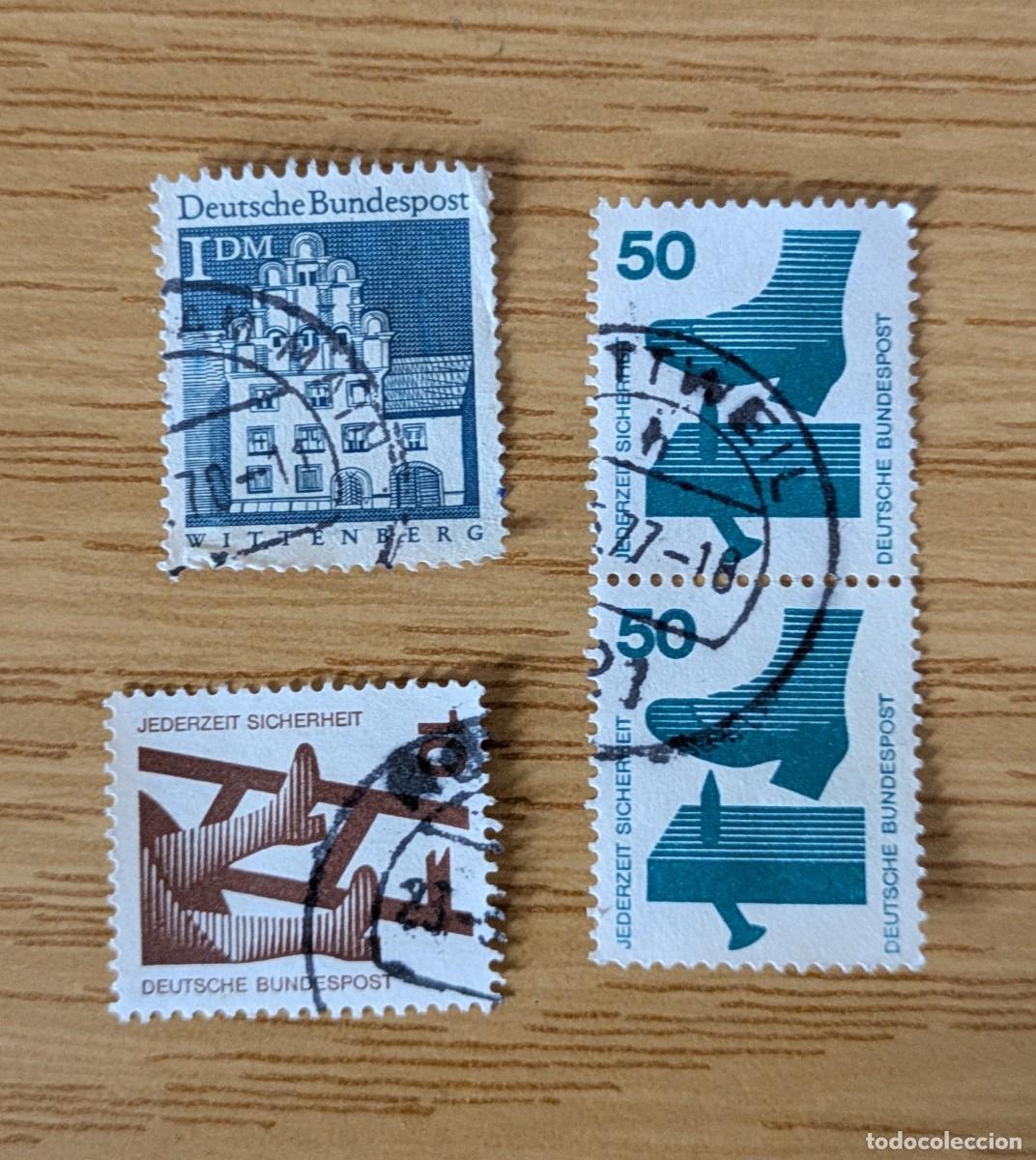 Sellos: Lote sellos Alemania. Wittenberg. Jaderzeit Sicherheit