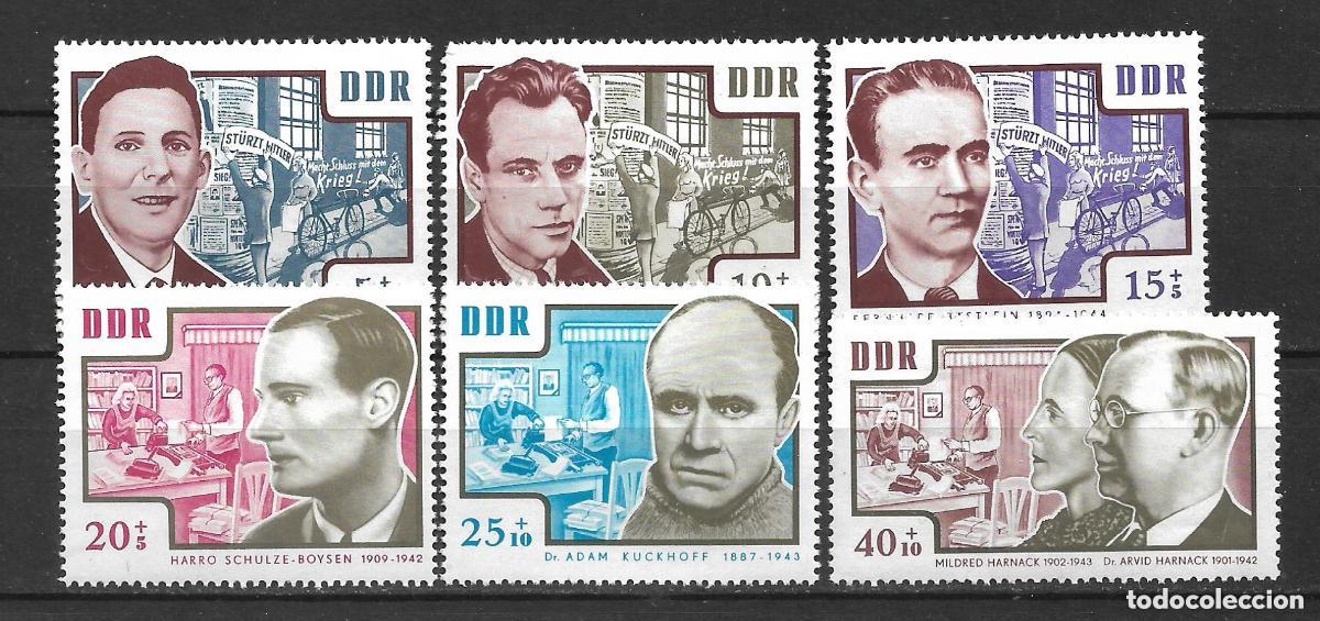 Sellos: alemania ddr 1964 michel 1014/1019 ** mnh 3.20&euro; - 5/22