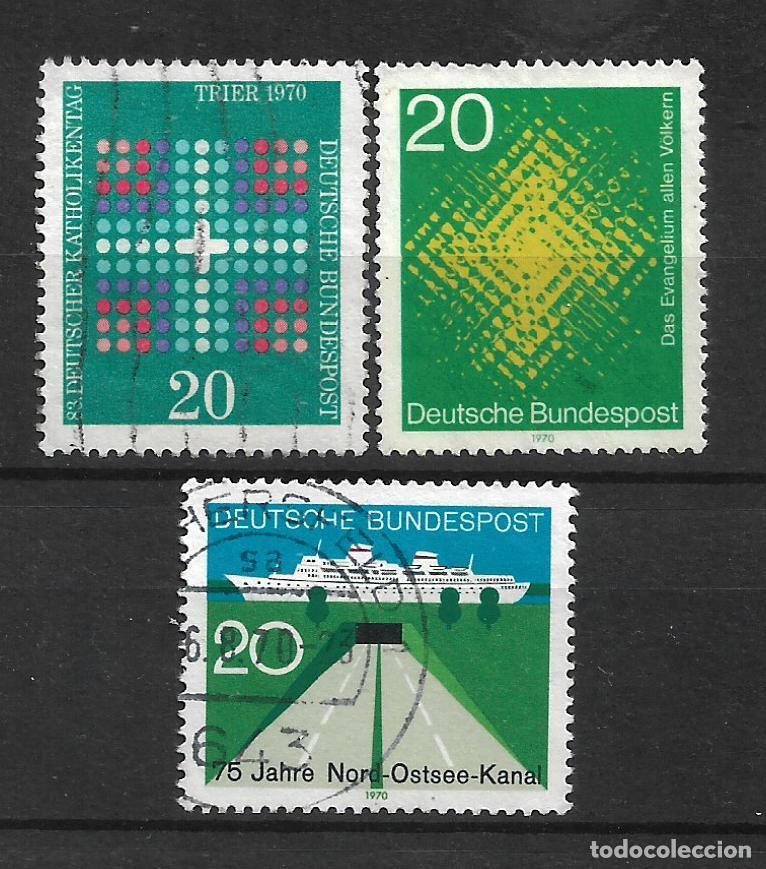 Sellos: alemania 1970 michel 628+647/648 usado 1&euro; - 5/22