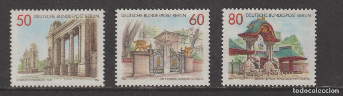 Sellos: Allemagne Berlin 1986 - Yvert 722/724 mnh**