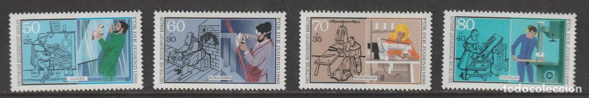 Sellos: Allemagne Berlin 1986 - Yvert 715/718 mnh**