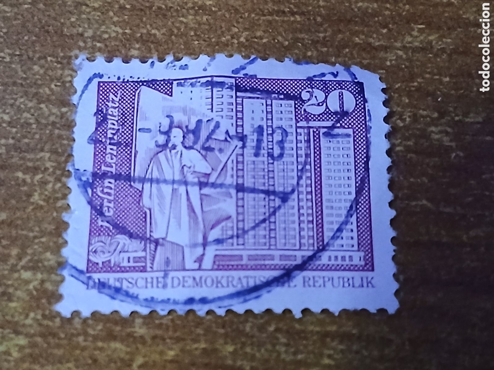 Sellos: Sello RDA Alemania 1.973 Monumento a Lenin