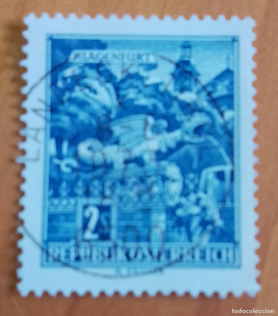 Sellos: AUSTRIA - V/F 2 S - KLAGENFURT -MATASELLO IDENTIFICATIVO: 8.6.1973 LANDECK