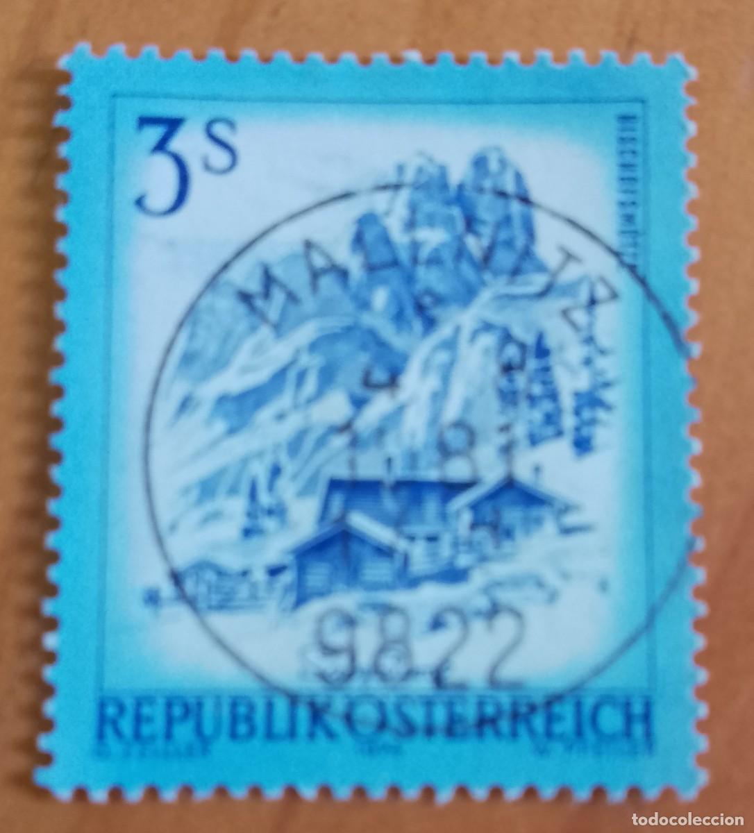 Sellos: AUSTRIA - V/F 3 S - BISCHOFSM&Uacute;TZE - MATASELLO IDENTIFICATIVO: 4.8.1981 MALNITZ