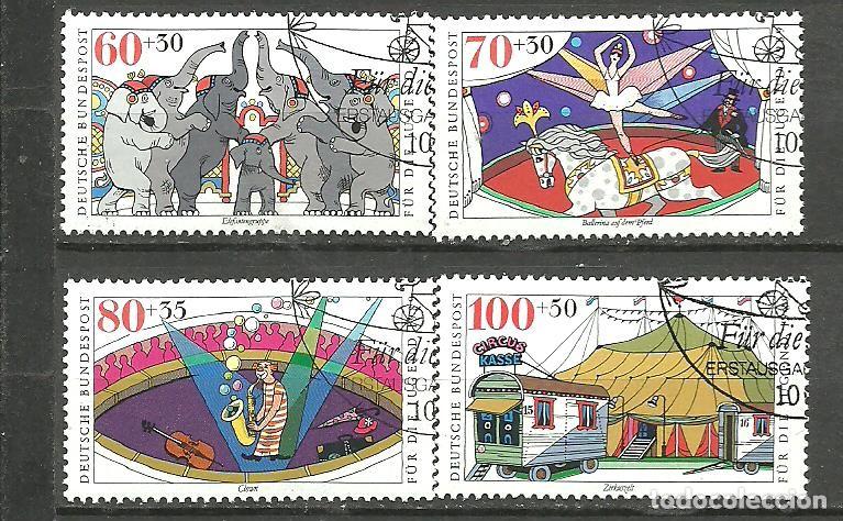 Sellos: ALEMANIA FEDERAL 1989 - MICHEL NRO. 1411-14 - USADO