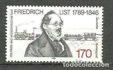 Sellos: ALEMANIA FEDERAL 1989 - MICHEL NRO. 1429 - USADO