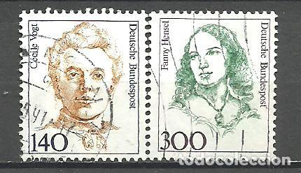 Sellos: ALEMANIA FEDERAL 1989 - MICHEL NRO. 1432-33 - USADO