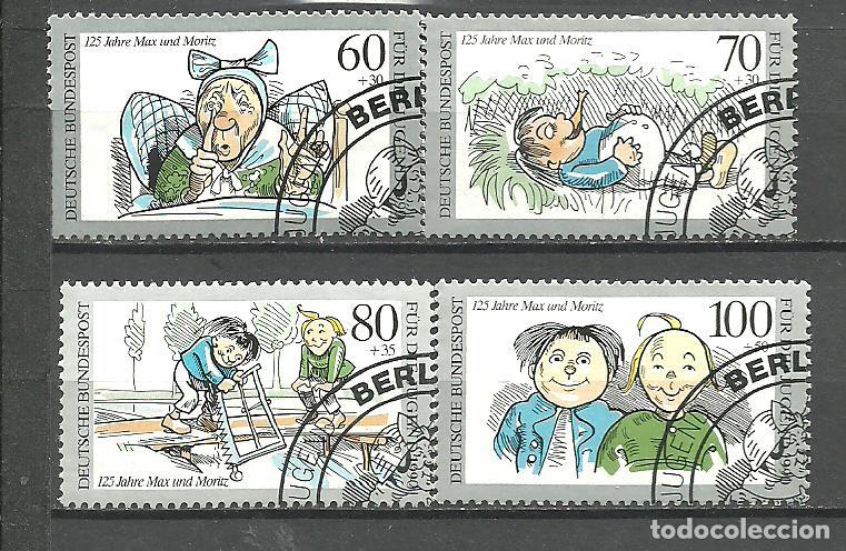 Sellos: ALEMANIA FEDERAL 1990 - MICHEL NRO. 1455-58 - USADO