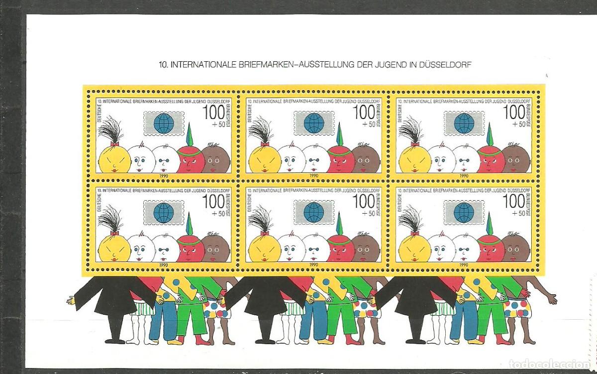 Sellos: ALEMANIA FEDERAL 1990 - MICHEL NRO. 21 BLOCK - NUEVO
