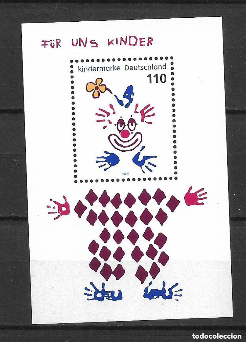 Sellos: alemania 2000 michel hoja bloque 53 ** mnh - 27/8