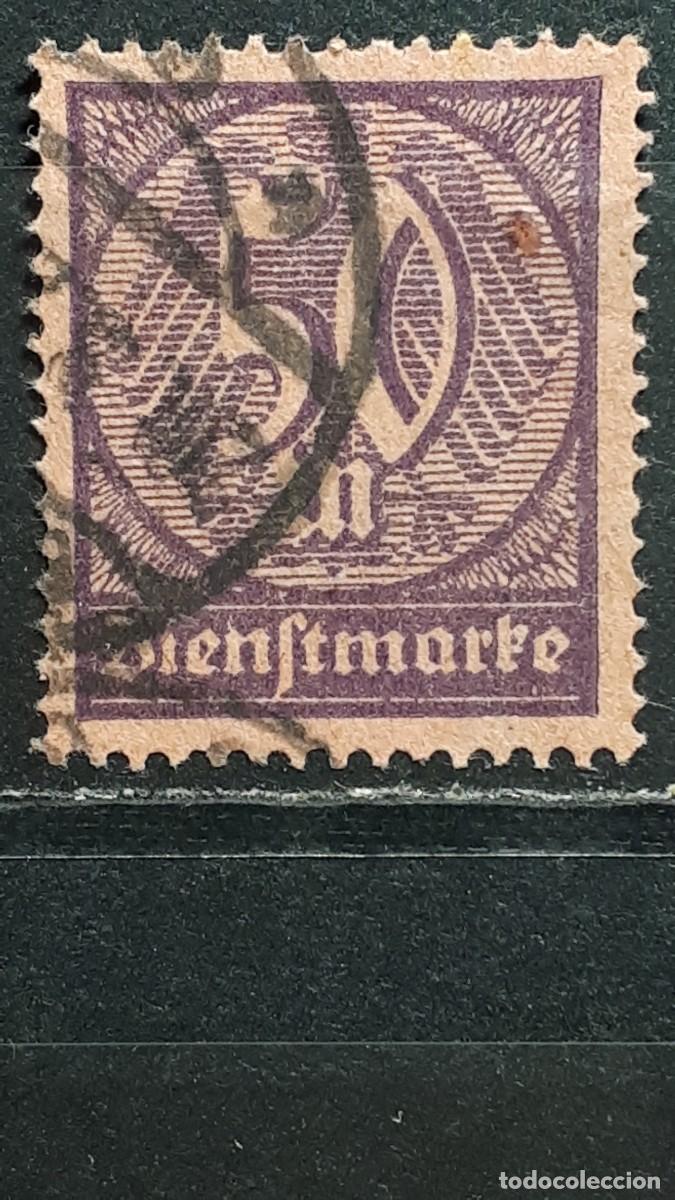 Sellos: ALEMANIA. A&Ntilde;O 1922-3. &deg;. YVERT SERVICIOS 35
