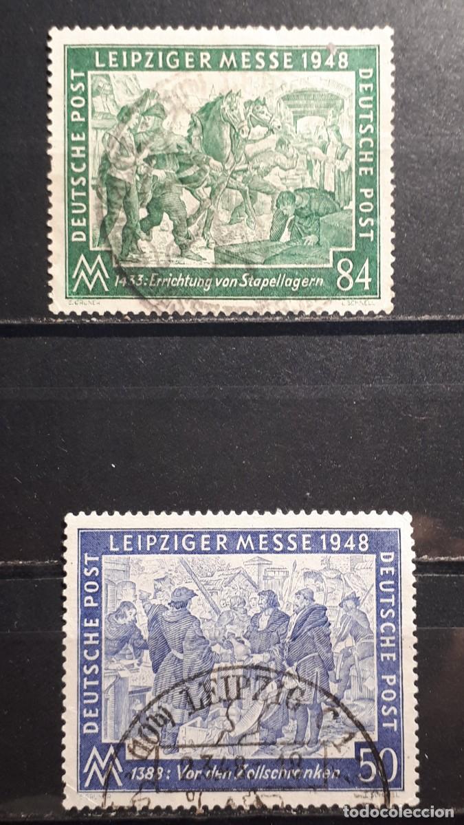 Sellos: ALEMANIA- OCUP. Int. Aliada. &deg;. A&Ntilde;O 1948. Yvert 55/6