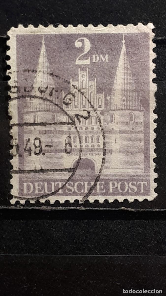 Sellos: ALEMANIA- BIZONA. &deg;. A&Ntilde;O 1948. Yvert 66 I.