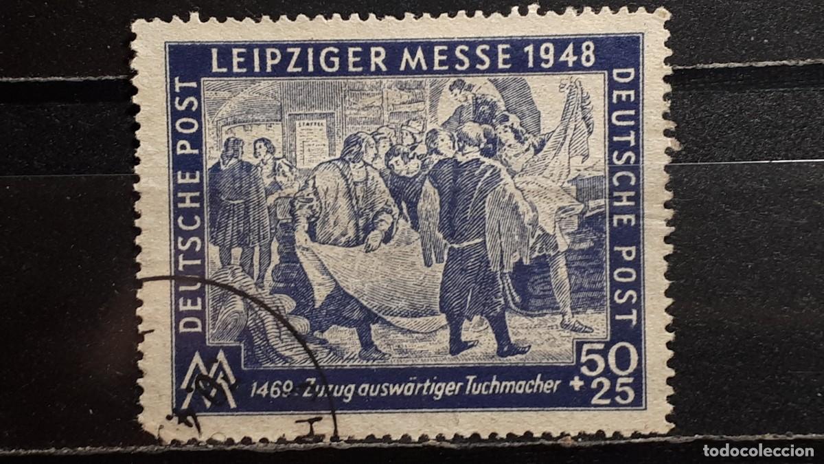 Sellos: ALEMANIA ORIENTAL. &deg;. A&Ntilde;O 1948. Yvert 2