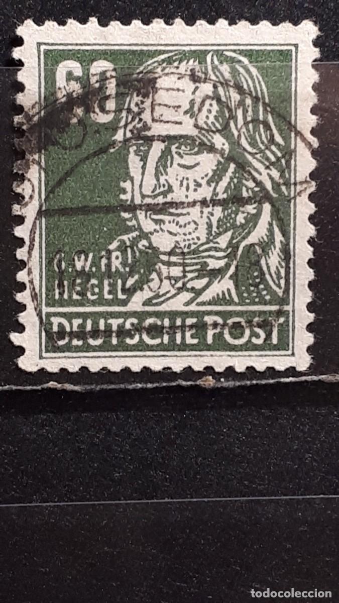 Sellos: ALEMANIA ORIENTAL . &deg;. A&Ntilde;O 1948. Yvert 45