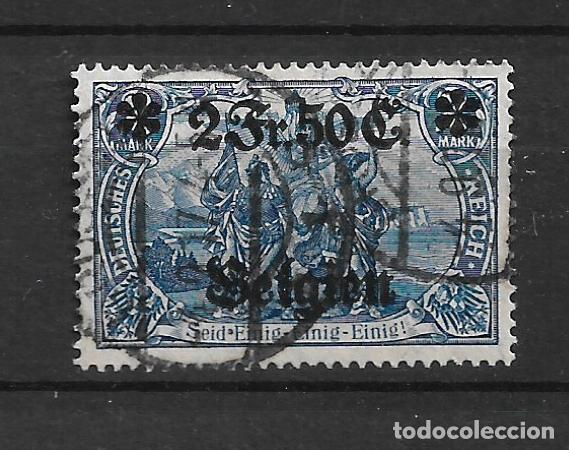 Sellos: alemania belgica 1914 michel 9 usado 20&euro; - 16/6