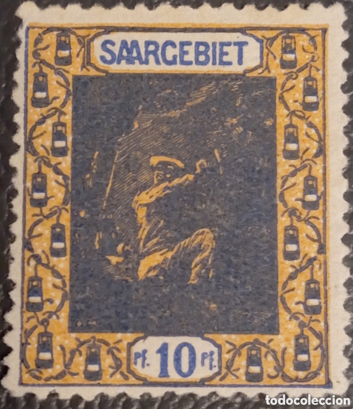 Sellos: Alemania 1921 Saargebiet Mi Nr. 54 MH