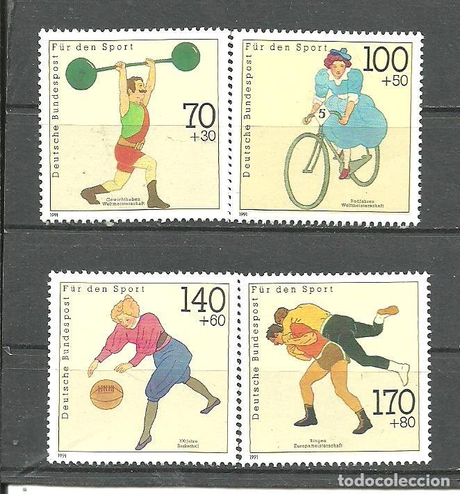 Sellos: ALEMANIA FEDERAL 1991 - MICHEL NRO. 1499-1502 - NUEVO