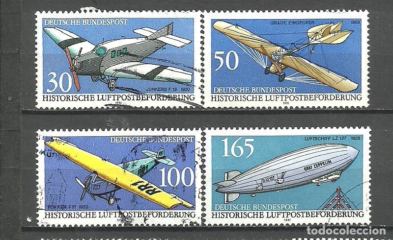 Sellos: ALEMANIA FEDERAL 1991 - MICHEL NRO. 1522-25 - USADO