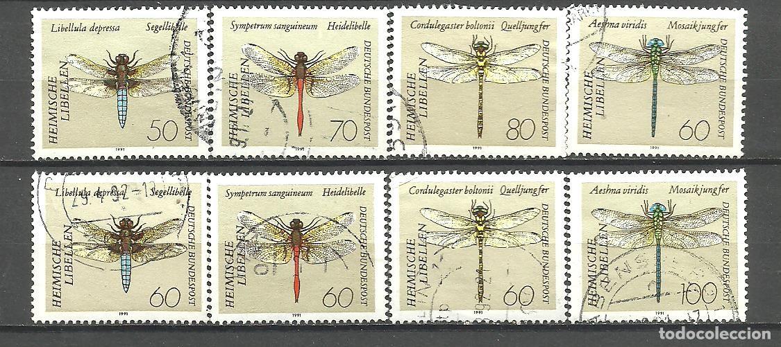 Sellos: ALEMANIA FEDERAL 1991 - MICHEL NRO. 1545-52 - USADO