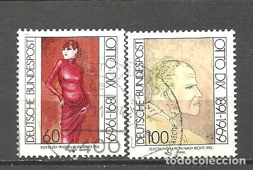 Sellos: ALEMANIA FEDERAL 1991 - MICHEL NRO. 1572-73- USADO