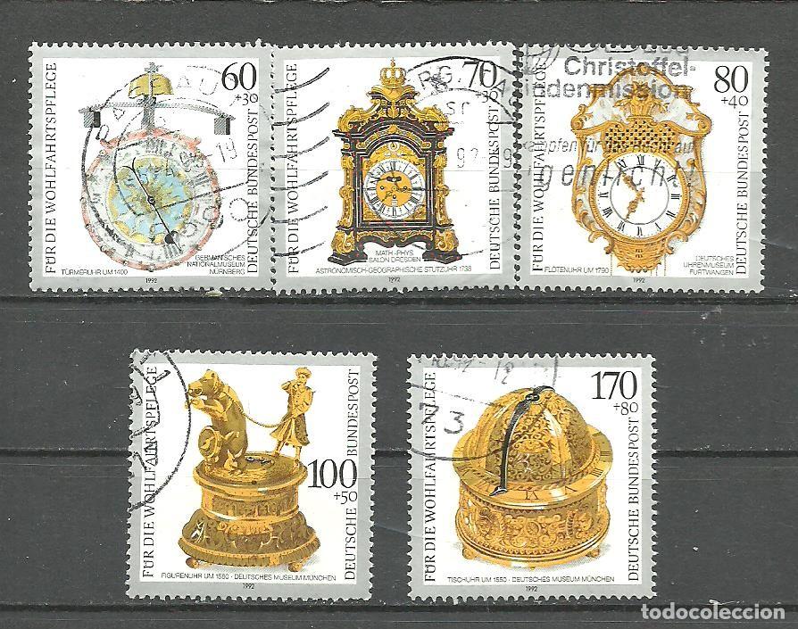 Sellos: ALEMANIA FEDERAL 1992 - MICHEL NRO. 1631-35 - USADO -