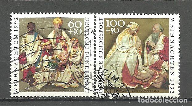 Sellos: ALEMANIA FEDERAL 1992 - MICHEL NRO. 1639-40 - USADO -