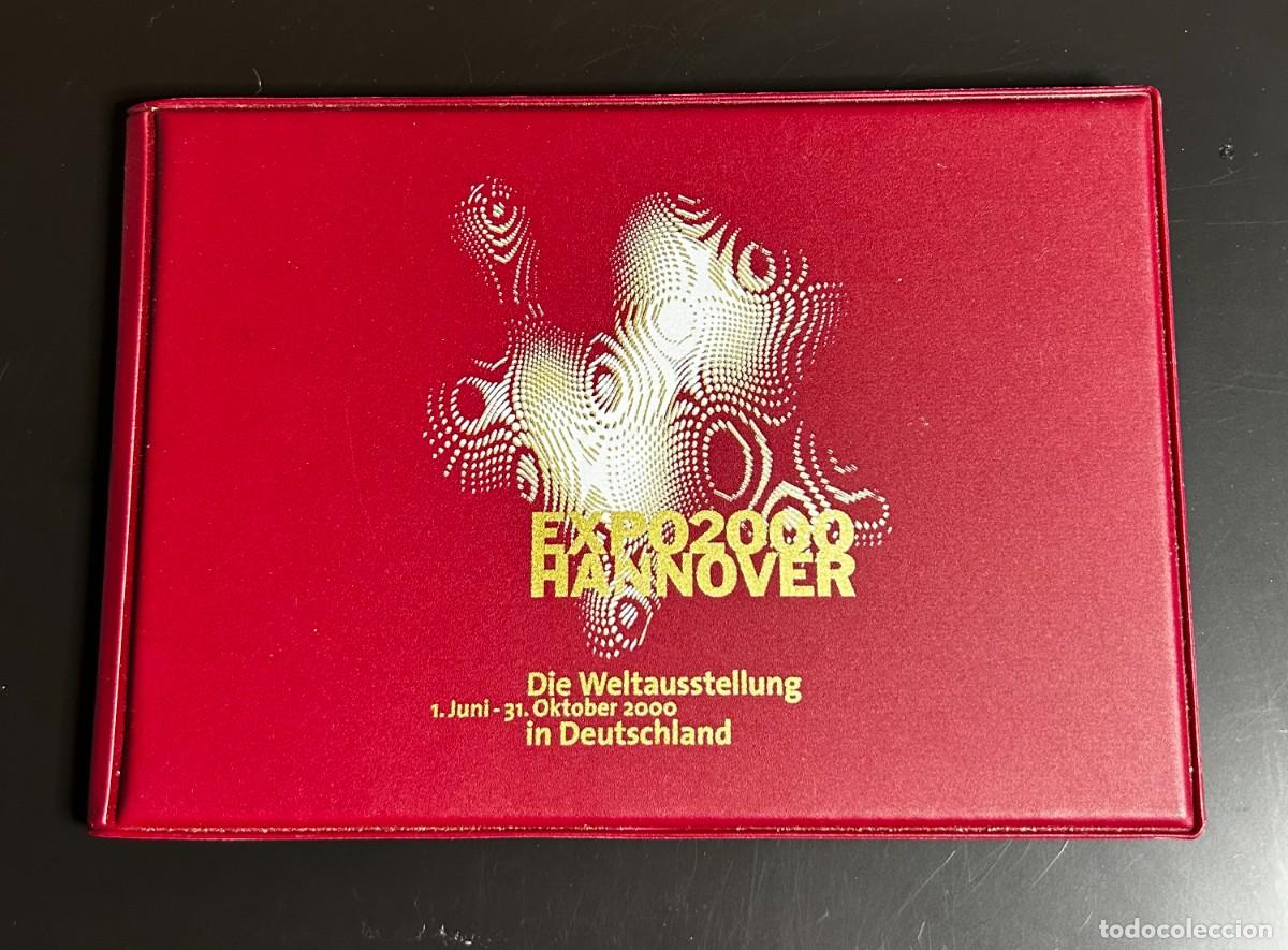 Sellos: 3774.Estuche con sobre del primer d&iacute;a de la EXPO 2000 Hannover, Alemania