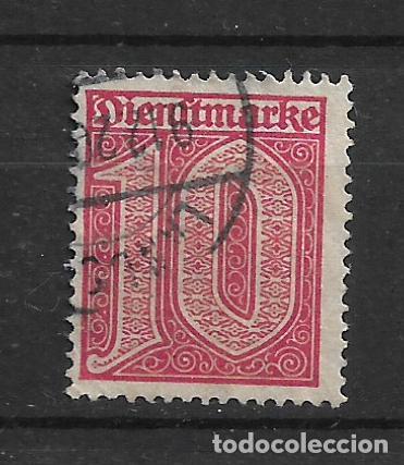 Sellos: alemania reich dienstmarken 1920 michel 24 usado 2.20&euro;- 12/12