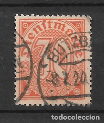 Sellos: alemania reich dienstmarken 1920 michel 27 usado 2.50&euro;- 12/12
