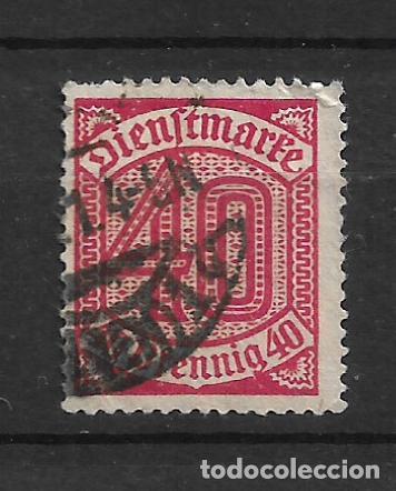 Sellos: alemania reich dienstmarken 1920 michel 28 usado 2.50&euro;- 12/12