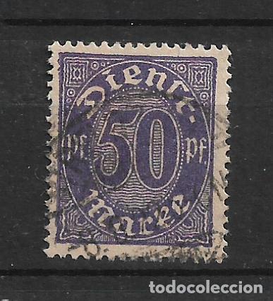 Sellos: alemania reich dienstmarken 1920 michel 29 usado 2.50&euro;- 12/12