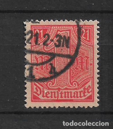 Sellos: alemania reich dienstmarken 1920 michel 30 usado 2.50&euro;- 12/12