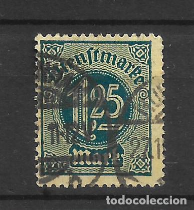 Sellos: alemania reich dienstmarken 1920 michel 31 usado 5&euro;- 12/12