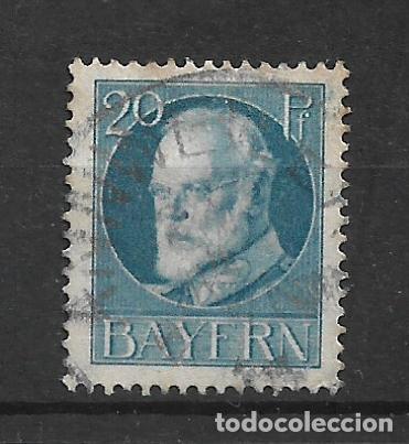 Sellos: alemania bayern 1916/1918 michel 97 II A usado 3.20&euro;- 12/12