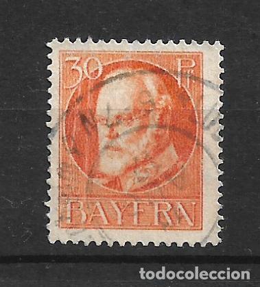 Sellos: alemania bayern 1916/1918 michel 99 II A usado 3.20&euro;- 12/12