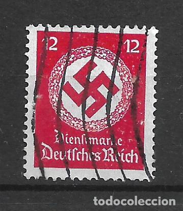 Sellos: alemania dienstmarken 1934/38 michel 138 usado 2&euro;- 12/26