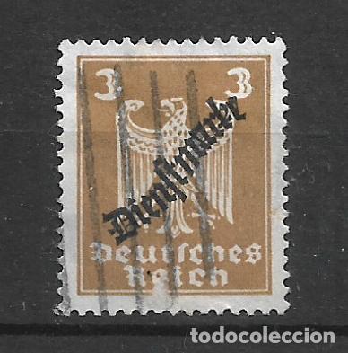 Sellos: alemania dienstmarken 1924 michel 105 usado 3&euro;- 12/26
