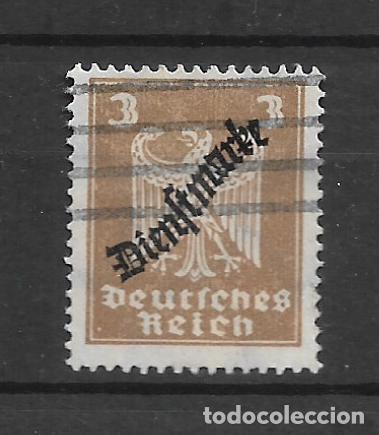 Sellos: alemania dienstmarken 1924 michel 105 usado 3&euro;- 12/26