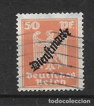 Sellos: alemania dienstmarken 1924 michel 111 usado 5&euro;- 12/26