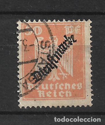 Sellos: alemania dienstmarken 1924 michel 111 usado 5&euro;- 12/26