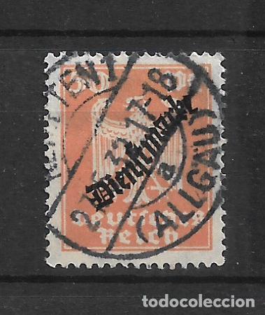 Sellos: alemania dienstmarken 1924 michel 111 usado 5&euro;- 12/26