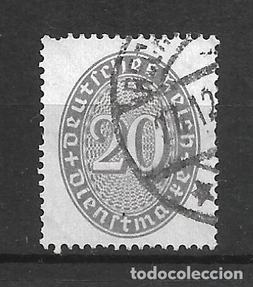Sellos: alemania dienstmarken 1927 michel 119 X usado 4&euro;- 12/39