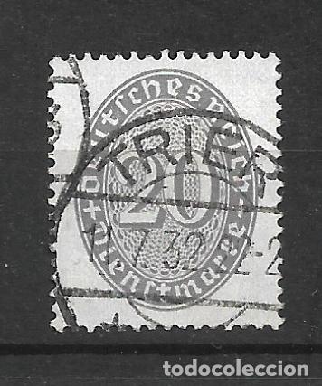 Sellos: alemania dienstmarken 1927 michel 119 X usado 4&euro;- 12/39